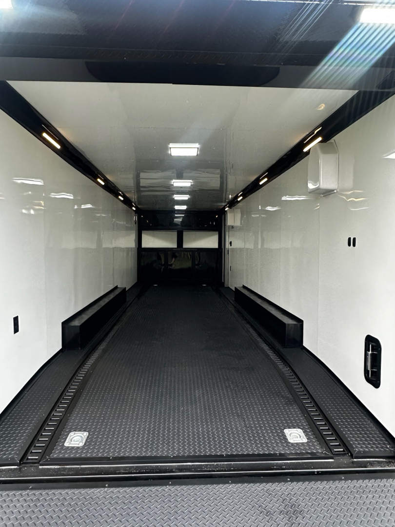 New 2026 Rock Solid Cargo 8.5x28 Race Trailer -Finished Interior-7000LB Triple Torsion-Heavy Duty Ramp