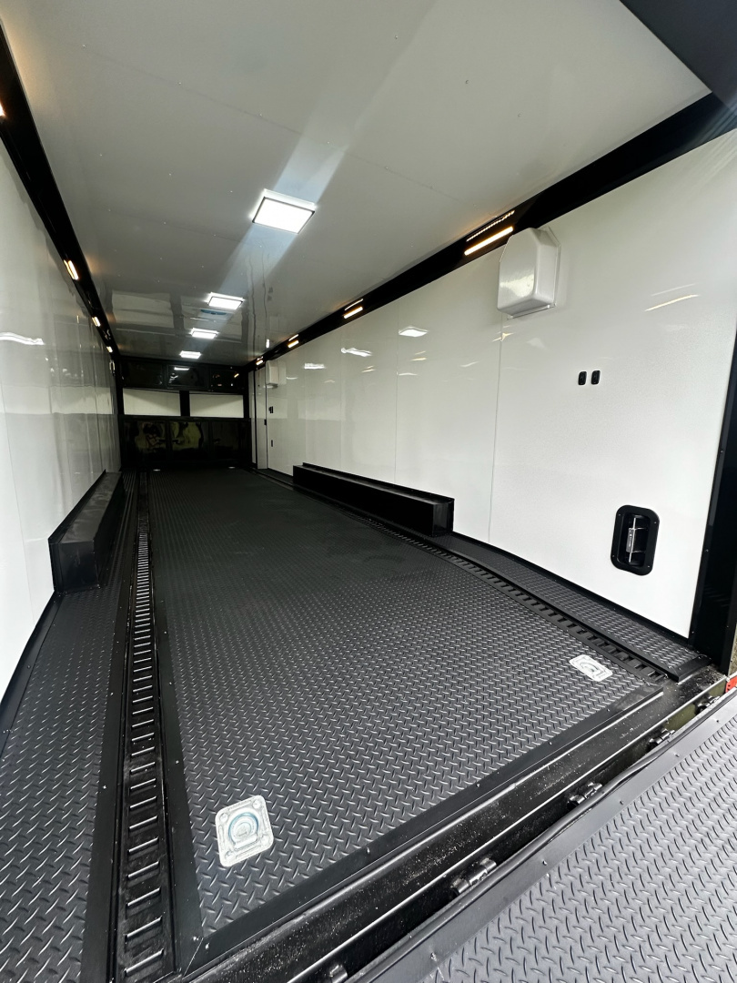 New 2026 Rock Solid Cargo 8.5x28 Race Trailer -Finished Interior-7000LB Triple Torsion-Heavy Duty Ramp