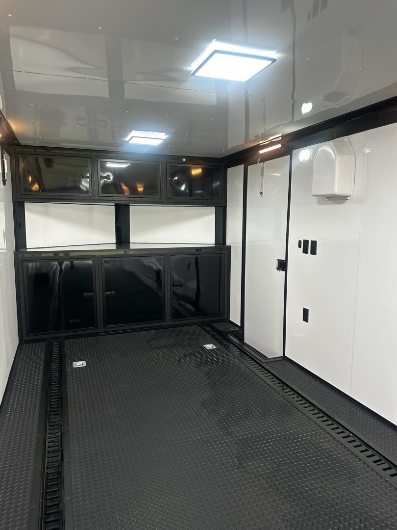 New 2026 Rock Solid Cargo 8.5x28 Race Trailer -Finished Interior-7000LB Triple Torsion-Heavy Duty Ramp
