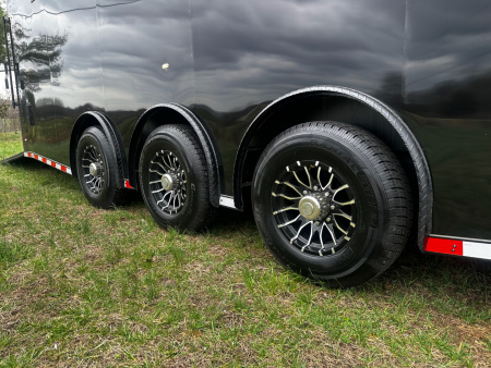 New 2026 Rock Solid Cargo 8.5x28 Race Trailer -Finished Interior-7000LB Triple Torsion-Heavy Duty Ramp