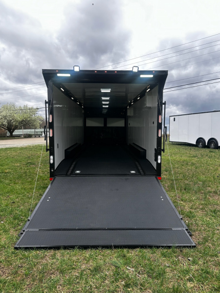 New 2026 Rock Solid Cargo 8.5x28 Race Trailer -Finished Interior-7000LB Triple Torsion-Heavy Duty Ramp