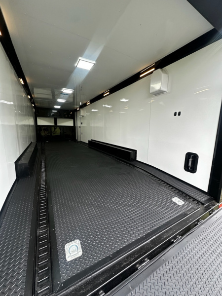 New 2026 Rock Solid Cargo 8.5x28 Race Trailer -Finished Interior-7000LB Triple Torsion-Heavy Duty Ramp