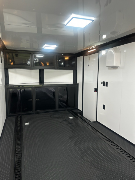 New 2026 Rock Solid Cargo 8.5x28 Race Trailer -Finished Interior-7000LB Triple Torsion-Heavy Duty Ramp