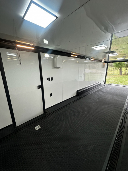 New 2026 Rock Solid Cargo 8.5x28 Race Trailer -Finished Interior-7000LB Triple Torsion-Heavy Duty Ramp
