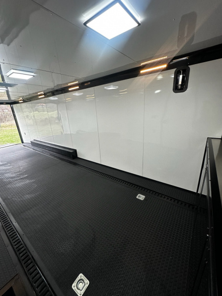 New 2026 Rock Solid Cargo 8.5x28 Race Trailer -Finished Interior-7000LB Triple Torsion-Heavy Duty Ramp