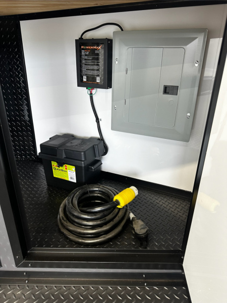 New 2026 Luxe 8.5x24 Racing Trailer Finished Interior- 5200 Tandem Axle-Charcoal-Blackout