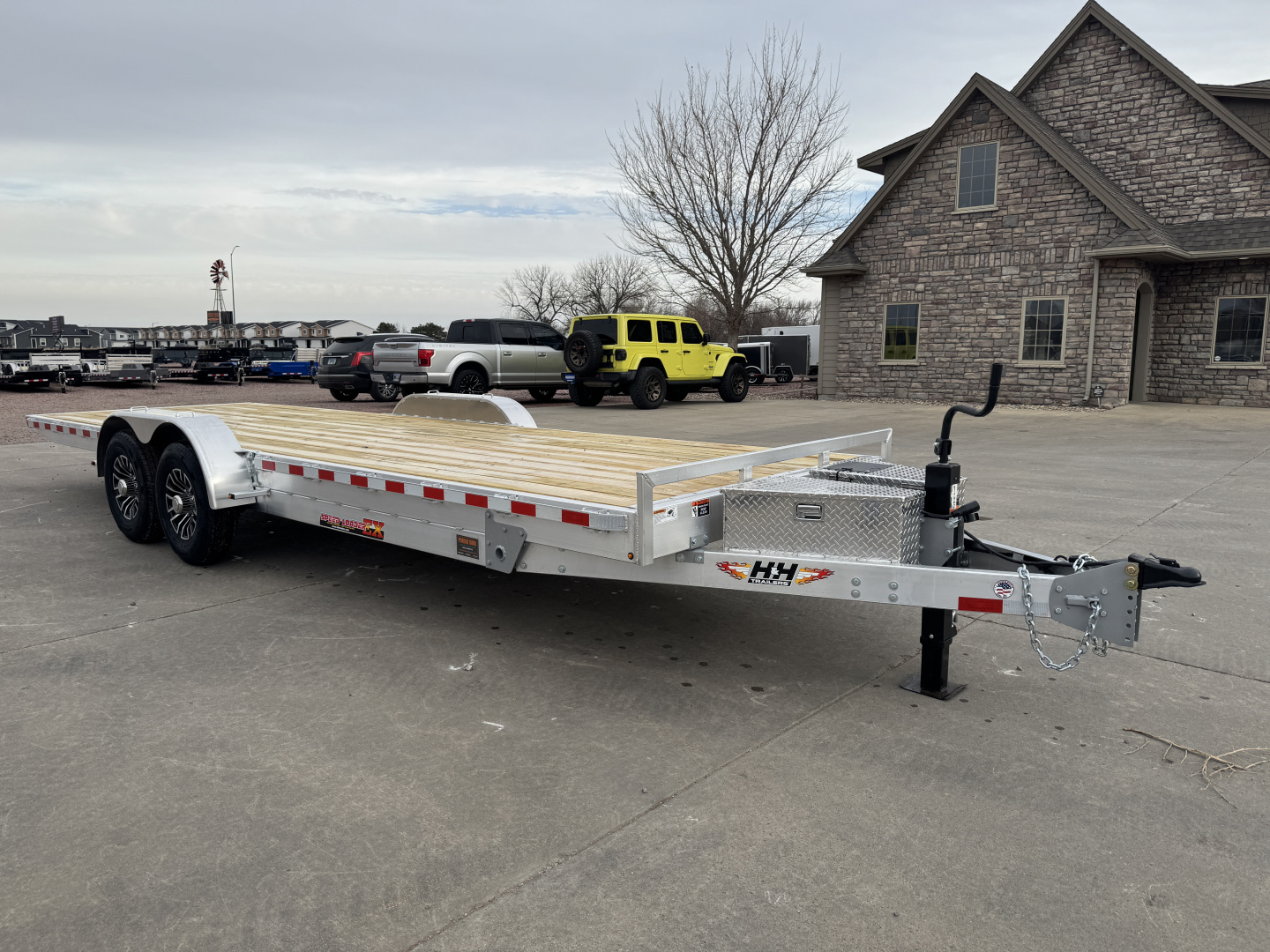 New 2026 H&H Trailers EXA-24 14K Tilt Trailer