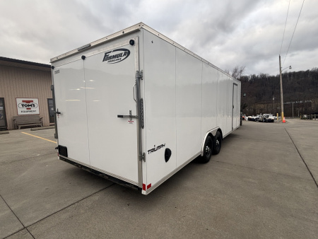 Used 2020 Formula Trailers 8'X24' ENCLOSED CARGO TRAILER - V-NOSE - RAMP - EPOXY COATED FLOOR - 9990# GVWR