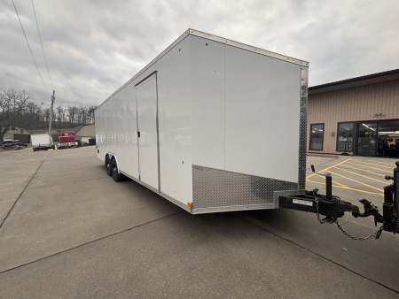 Used 2020 Formula Trailers 8.5'X24' ENCLOSED CARGO TRAILER - V-NOSE - RAMP - EPOXY COATED FLOOR - 9990# GVWR