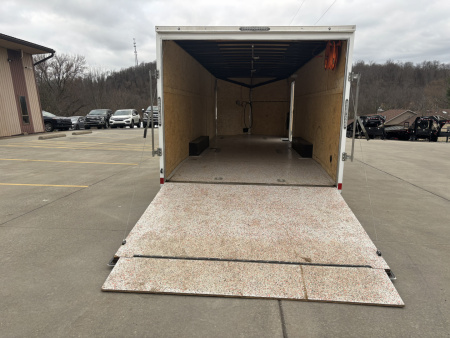 Used 2020 Formula Trailers 8'X24' ENCLOSED CARGO TRAILER - V-NOSE - RAMP - EPOXY COATED FLOOR - 9990# GVWR