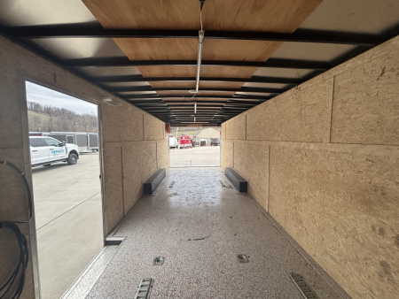 Used 2020 Formula Trailers 8'X24' ENCLOSED CARGO TRAILER - V-NOSE - RAMP - EPOXY COATED FLOOR - 9990# GVWR