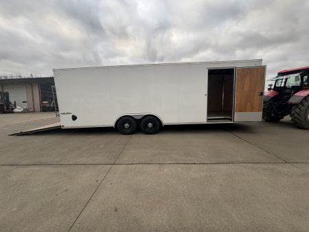 Used 2020 Formula Trailers 8'X24' ENCLOSED CARGO TRAILER - V-NOSE - RAMP - EPOXY COATED FLOOR - 9990# GVWR