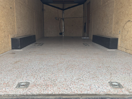 Used 2020 Formula Trailers 8'X24' ENCLOSED CARGO TRAILER - V-NOSE - RAMP - EPOXY COATED FLOOR - 9990# GVWR