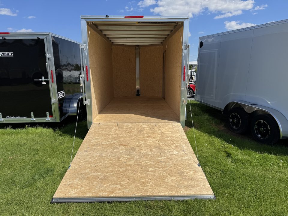 New 2027 E-Z Hauler EZEC7X14 XLT-P Cargo / Enclosed Trailer, 71 SERIES, 7 FOOT 1 INCH INTERIOR HEIGHT, .080 POLY SIDES, REAR CANOPY, FREE ALUMINUM WHEEL UPGRADE