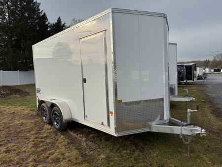 New 2026 E-Z Hauler EZEC7X14 XLT-P Cargo / Enclosed Trailer 7'1  INTERIOR HEIGHT, .080 POLY CORE SIDES, FREE ALUMINUM WHEELS