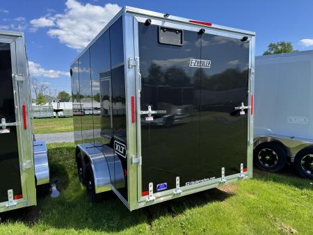 New 2027 E-Z Hauler EZEC7X14 XLT-P Cargo / Enclosed Trailer, 71 SERIES, 7 FOOT 1 INCH INTERIOR HEIGHT, .080 POLY SIDES, REAR CANOPY, FREE ALUMINUM WHEEL UPGRADE