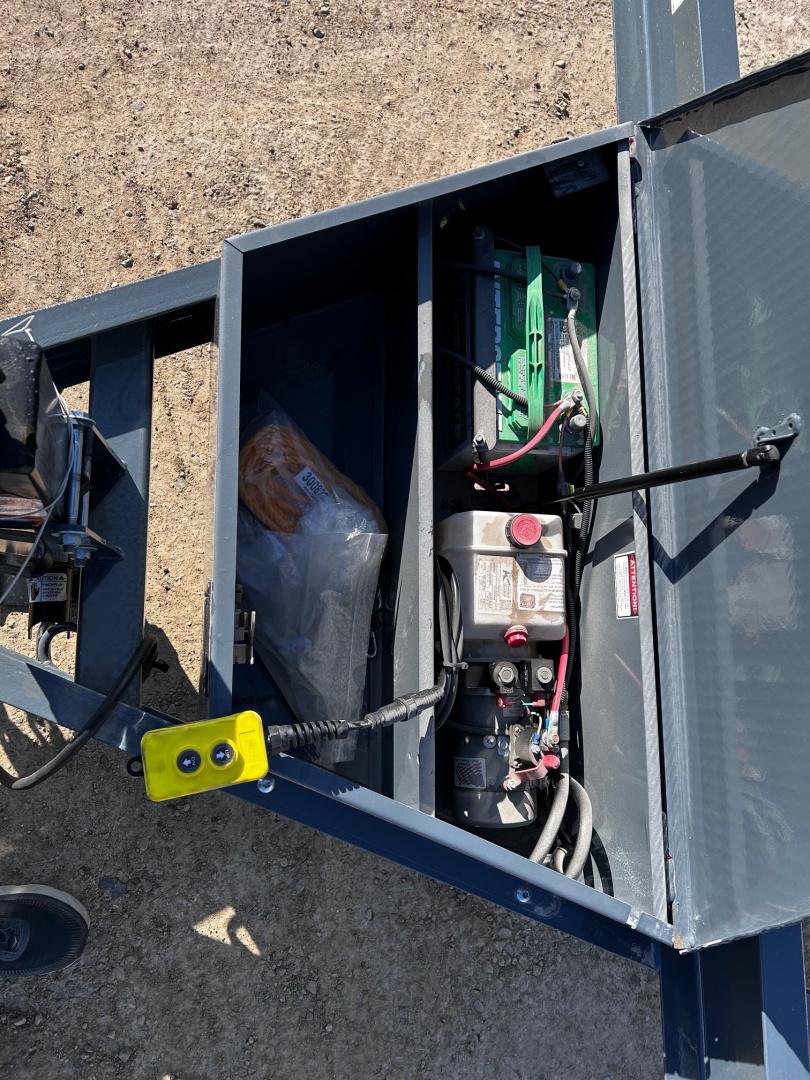 New 2026 H&H Trailers 82"X14' BP LOW-PRO TARP/RAMPS 14K INDUSTRIAL Dump Trailer