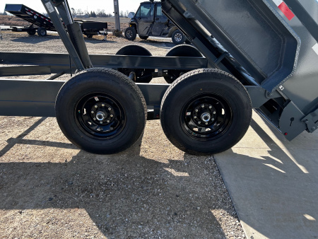 New 2026 H&H Trailers 82"X14' BP LOW-PRO TARP/RAMPS 14K INDUSTRIAL Dump Trailer