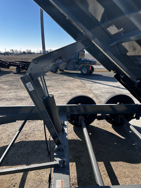 New 2026 H&H Trailers 82"X14' BP LOW-PRO TARP/RAMPS 14K INDUSTRIAL Dump Trailer