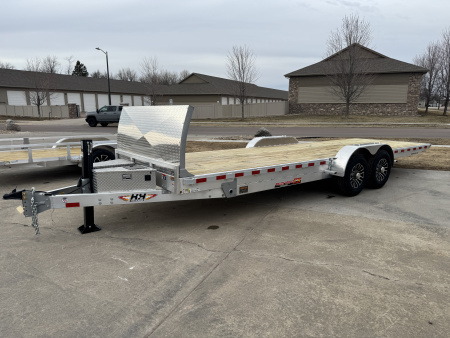 New 2026 H&H Trailers EXA-24 14K Tilt Trailer