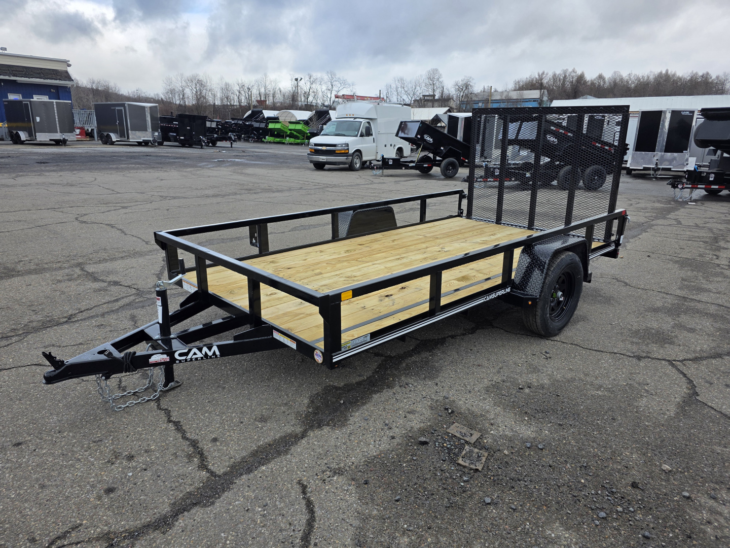 New 2026 Cam Superline 6X12 TUBE TOP - SPARE Utility Trailer
