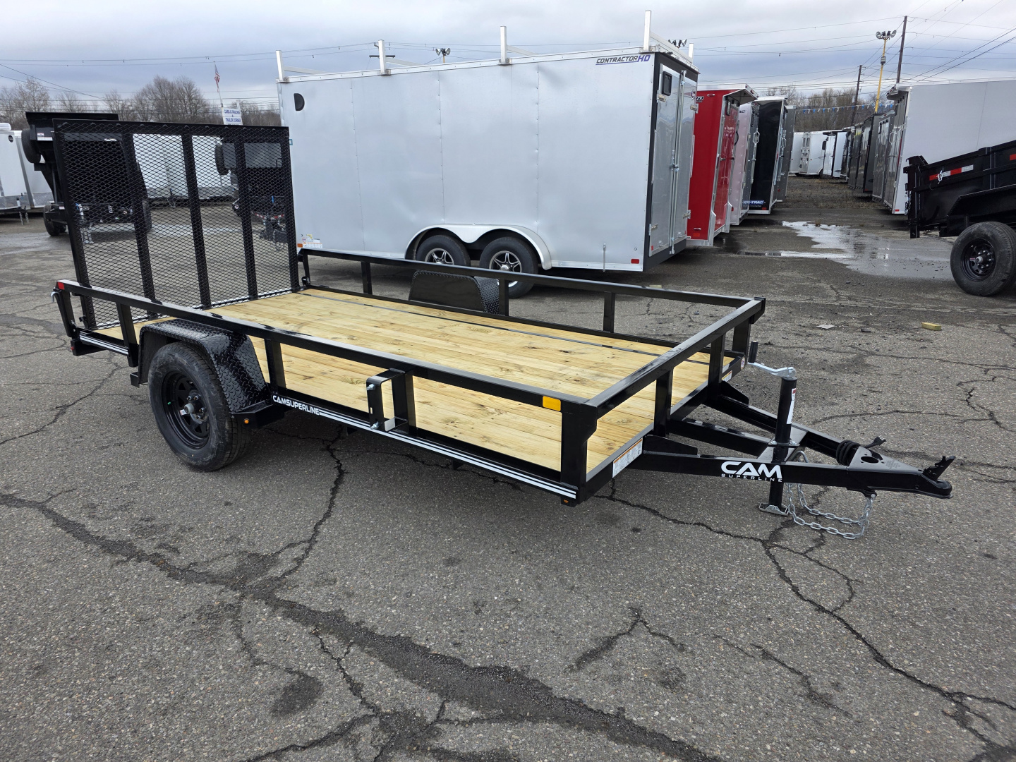 New 2026 Cam Superline 6X12 TUBE TOP - SPARE Utility Trailer