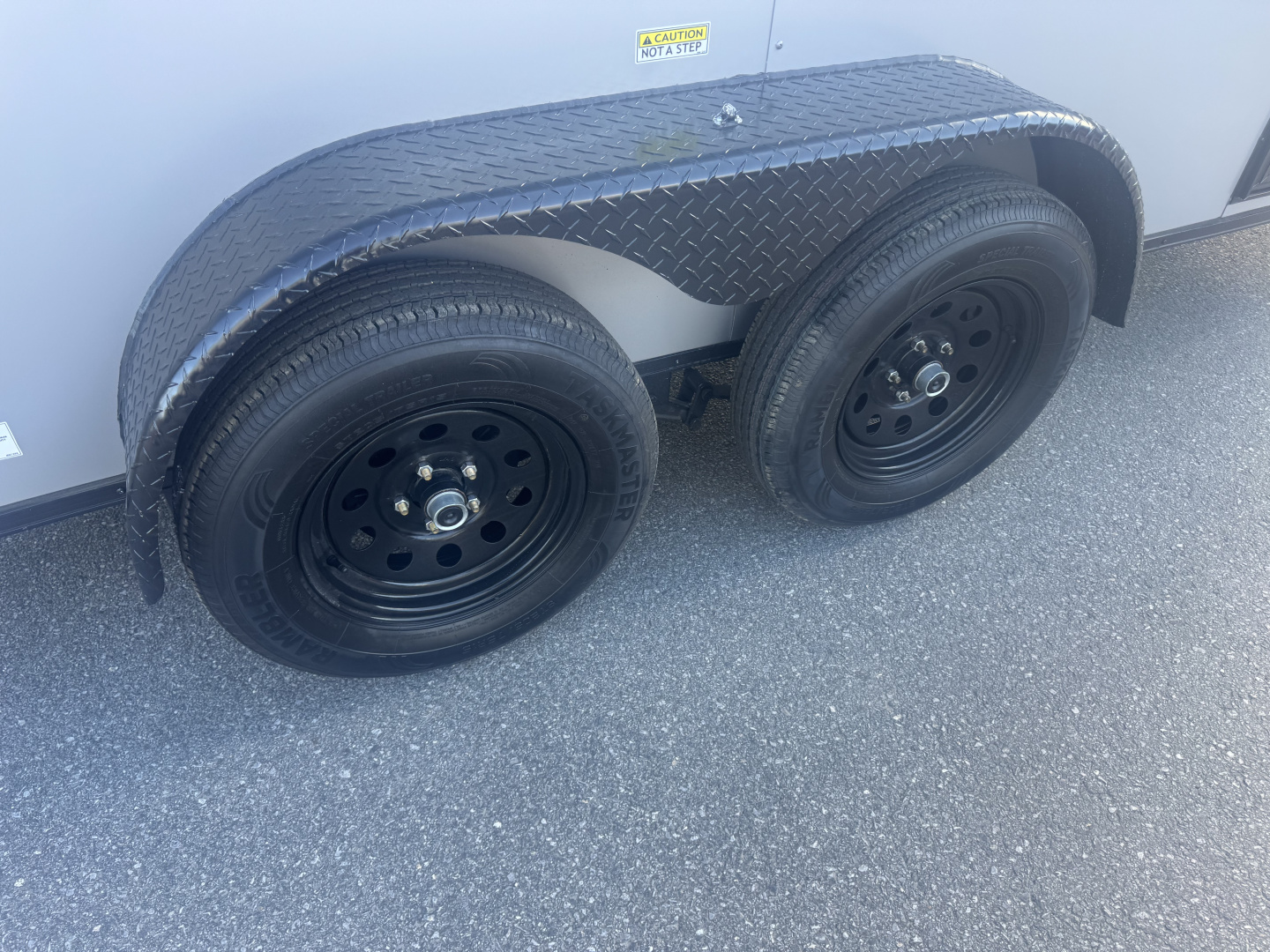 New 2026 Quality Cargo 7X14TA SILVER W/ BLK Cargo / Enclosed Trailer