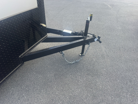 New 2026 Quality Cargo 7X14TA SILVER W/ BLK Cargo / Enclosed Trailer