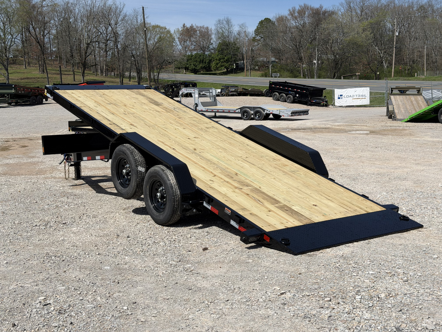 New 2026 Load Trail 83X22 14K TM WIRELESS REMOTE WINCH PLATE 6" I BEAM FRAME Tilt Trailer