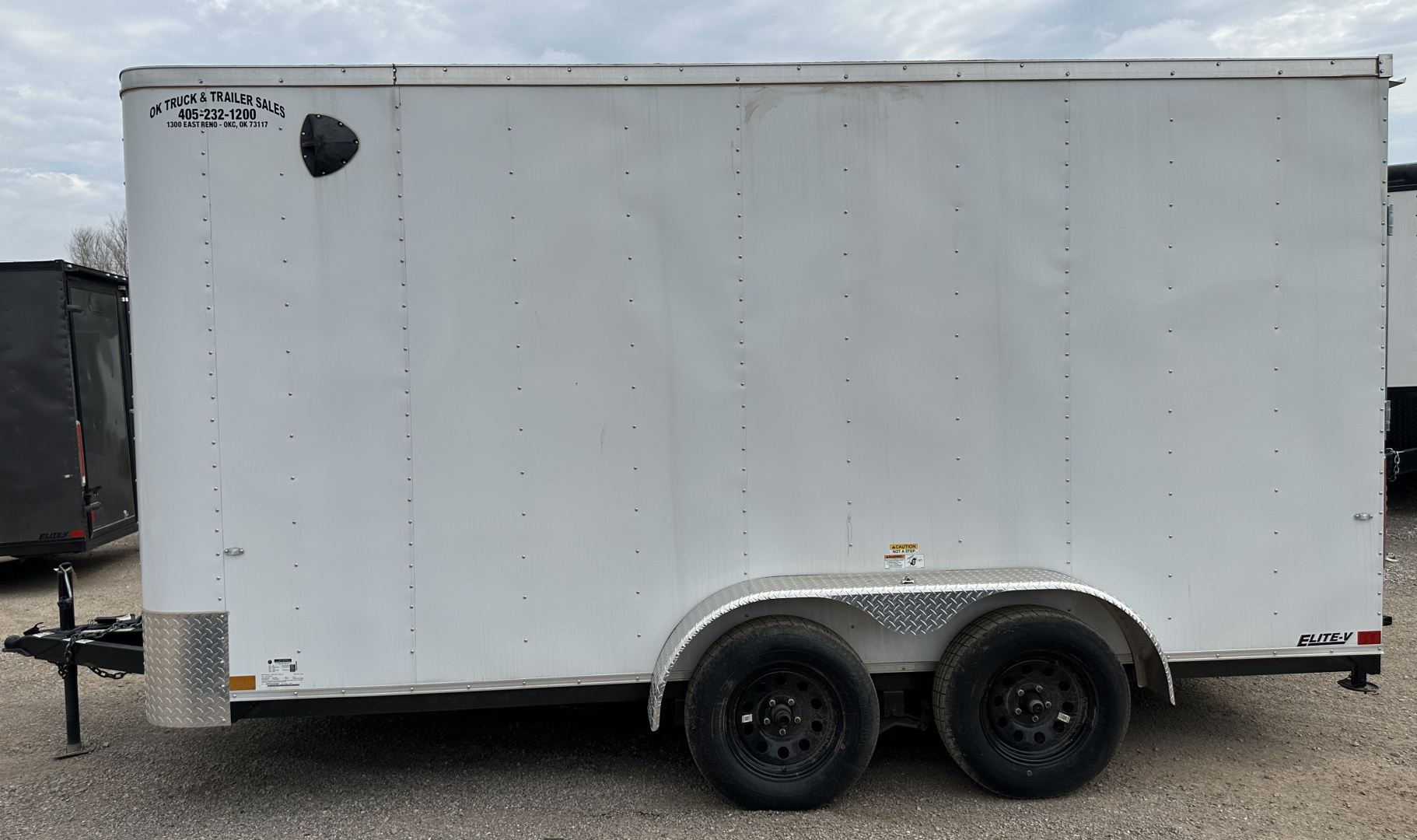 New 2025 Cargo Craft 7'x16'x7'tall Elite V Nose Ramp white Cargo / Enclosed Trailer