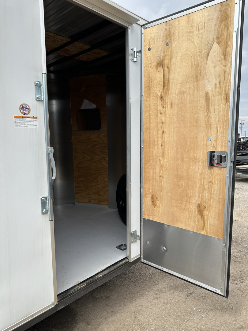 New 2025 Cargo Craft 7'x16'x7'tall Elite V Nose Ramp white Cargo / Enclosed Trailer