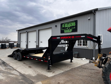 New 2026 MAXXD G6X 102 x24' Gravity tilt Gooseneck Drive-over fenders Equipment Trailer