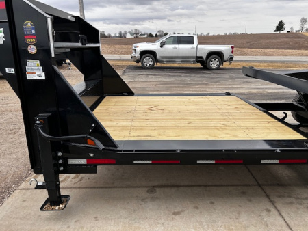 New 2026 MAXXD G6X 102"x24' Gravity tilt Gooseneck Drive-over fenders Equipment Trailer