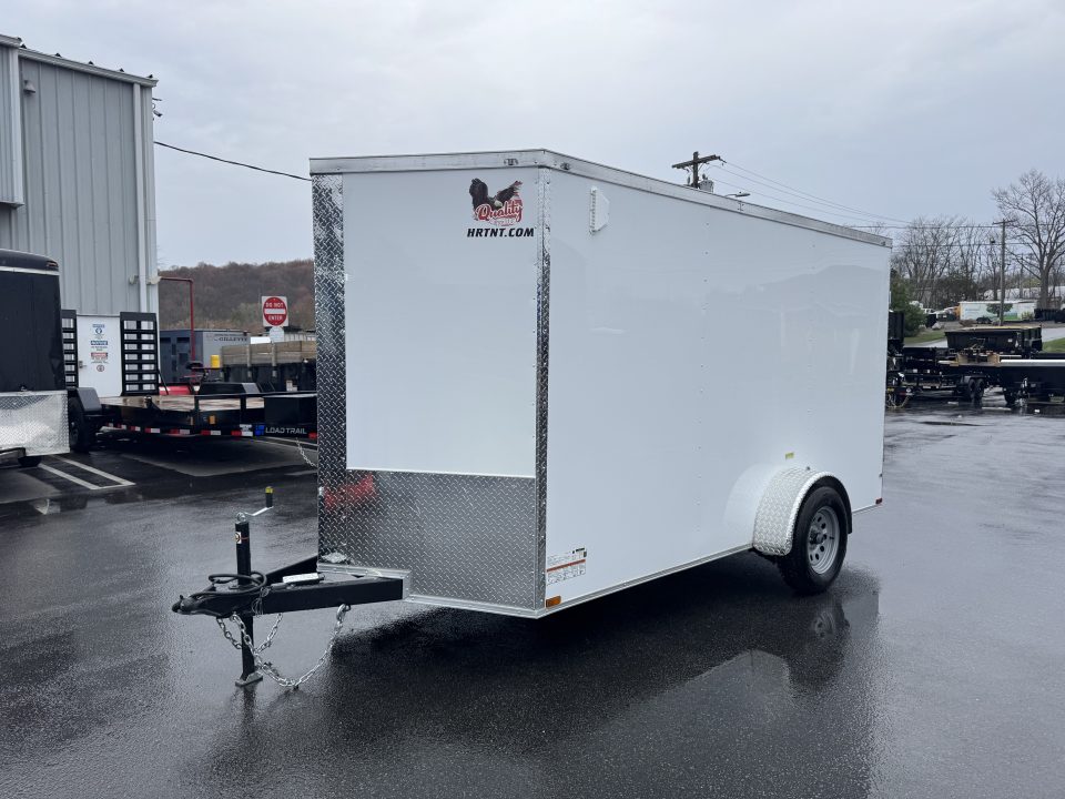 New 2026 Quality Cargo 6X12 SA Cargo / Enclosed Trailer *WHITE