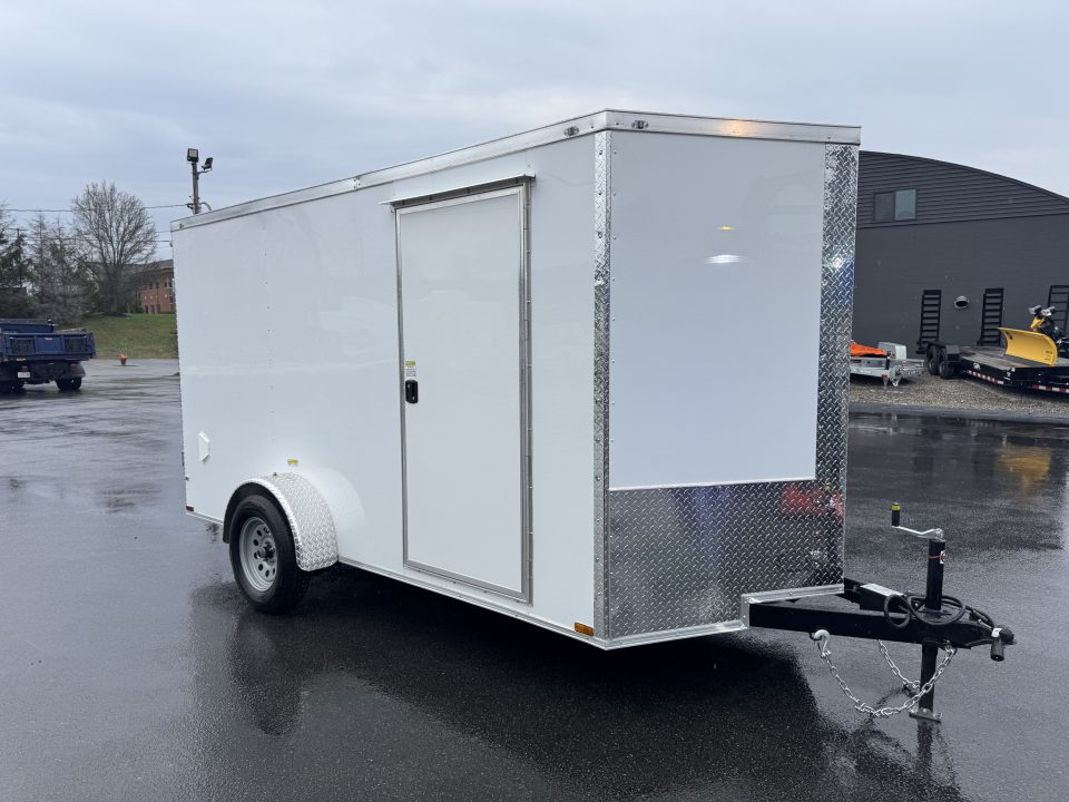 New 2026 Quality Cargo 6X12 SA Cargo / Enclosed Trailer *WHITE