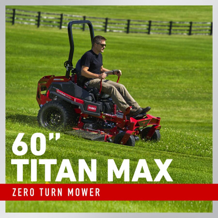 New Toro 60" TITAN MAX MyRide (76609) Zero Turn Lawn Mower w/ 24hp Kawasaki