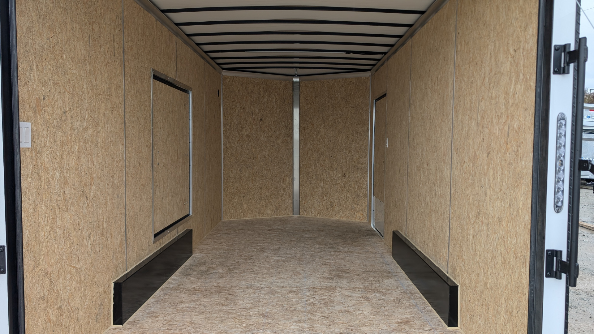 New 2026 BELMONT 7.5 x 16 V-Nose Cargo Trailer w/ Ramp Door (90" INSIDE HEIGHT!!!)