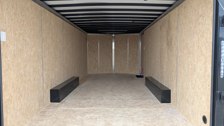New 2026 BELMONT 8.5x20 HD V-Nose Car Hauler Cargo Trailer w/ Ramp (POLYCOR EXTERIOR!!!)