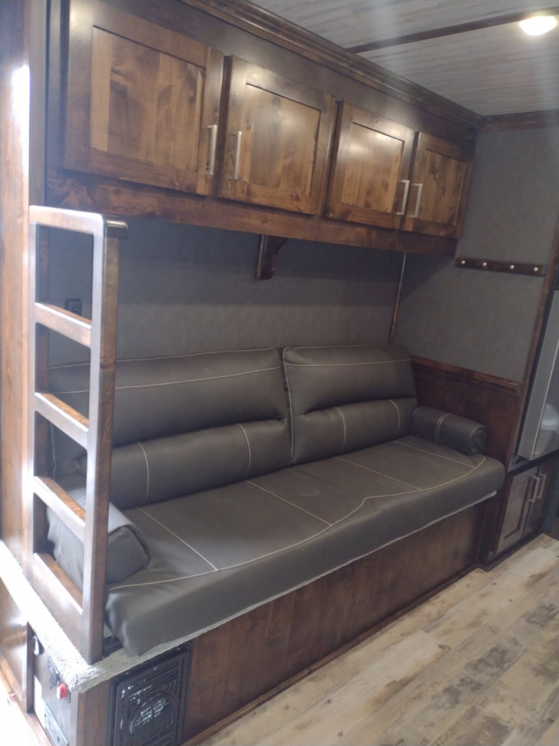 New 2026 Trails West Living Quarter 4 Horse Trailer
