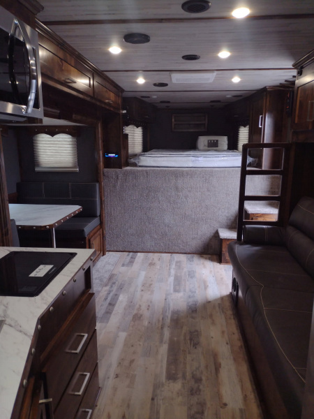 New 2026 Trails West Living Quarter 4 Horse Trailer