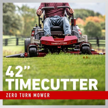 New Toro 42" TimeCutter (77404) Residential Zero Turn Mower **10 ga Fab Deck, 22hp Briggs & Stratton