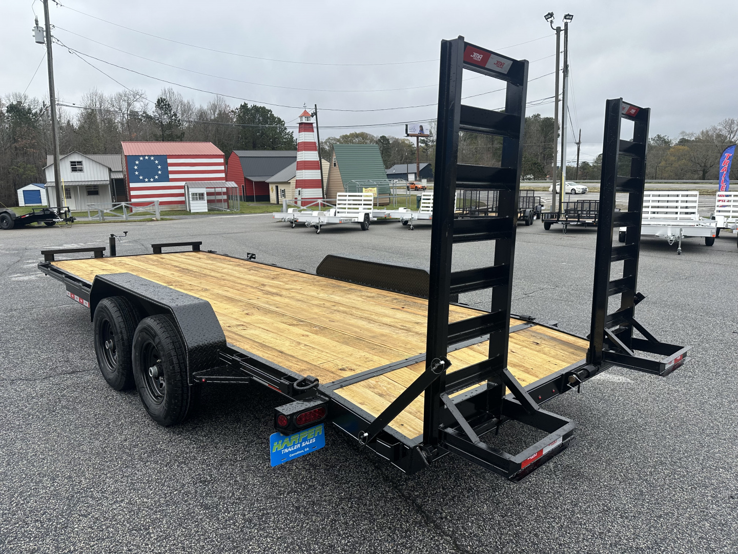 New 2026 82X20 10K EQUIPMENT HAULER WITH CHAIN MESH BOX AND RUB RAIL