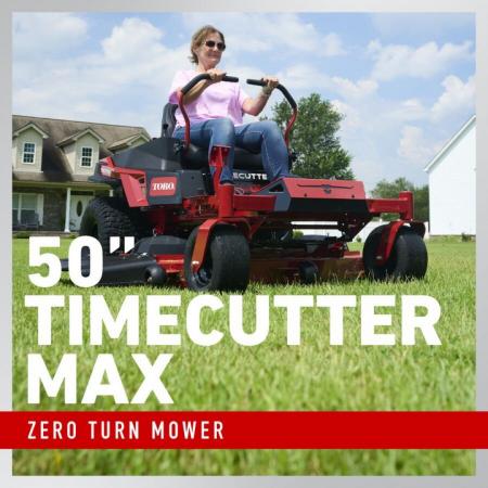 New Toro 50" TimeCutter MAX w/MyRide Suspension (77502) Zero Turn Lawn Mower **10 ga Fab Deck, 23hp Kawasaki