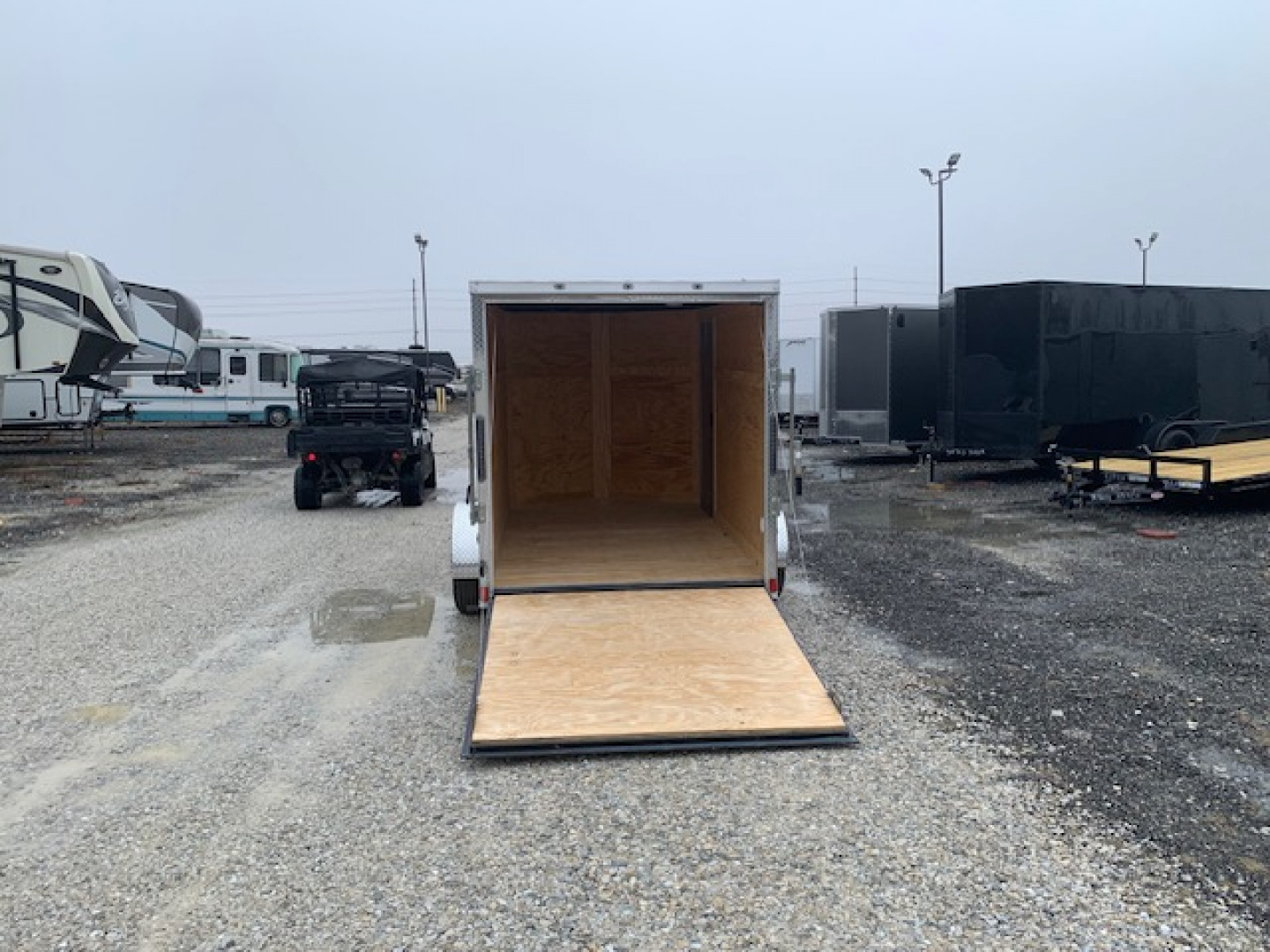 New 2026 Mammoth 7x14 TA, 7' interior height, 3.5k axles, .080 polycore Cargo / Enclosed Trailer