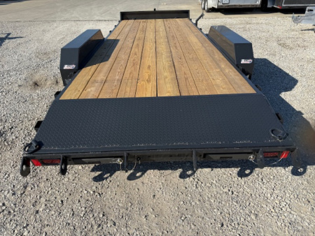 New 2026 Hillcrest Black-Grey 82"x18'+2' 10k Car Hauler Trailer