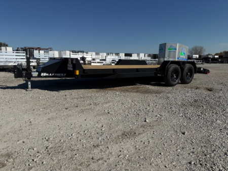 New 2026 Hillcrest Black-Grey 82"x18'+2' 10k Car Hauler Trailer