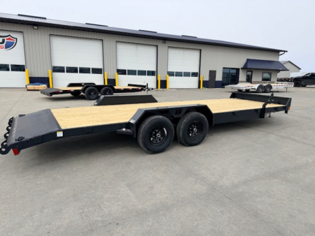 New 2026 Hillcrest Black-Grey 82"x20'+2' 10k Car Hauler Trailer