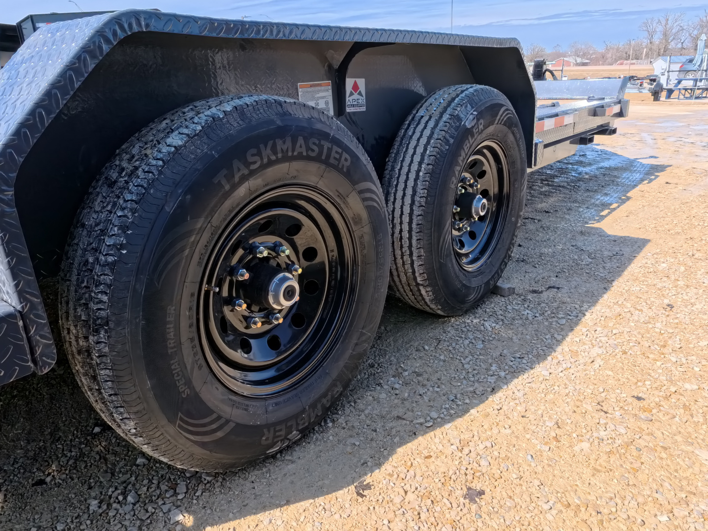 New 2026 Iron Bull 83 x 20 (16+4) TWB Tilt Trailer, 14k GVWR, Fork Holders, Gray Tilt Trailer