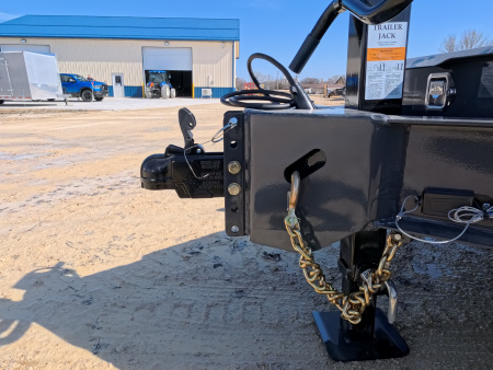 New 2026 Iron Bull 83 x 20 (16+4) TWB Tilt Trailer, 14k GVWR, Fork Holders, Gray Tilt Trailer