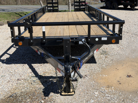New 2026 Load Trail 83X22 CS 14K GVWR PIPE TOP STANDUP RAMPS Equipment Trailer